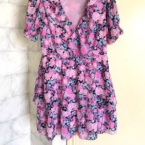 Floral mini dress